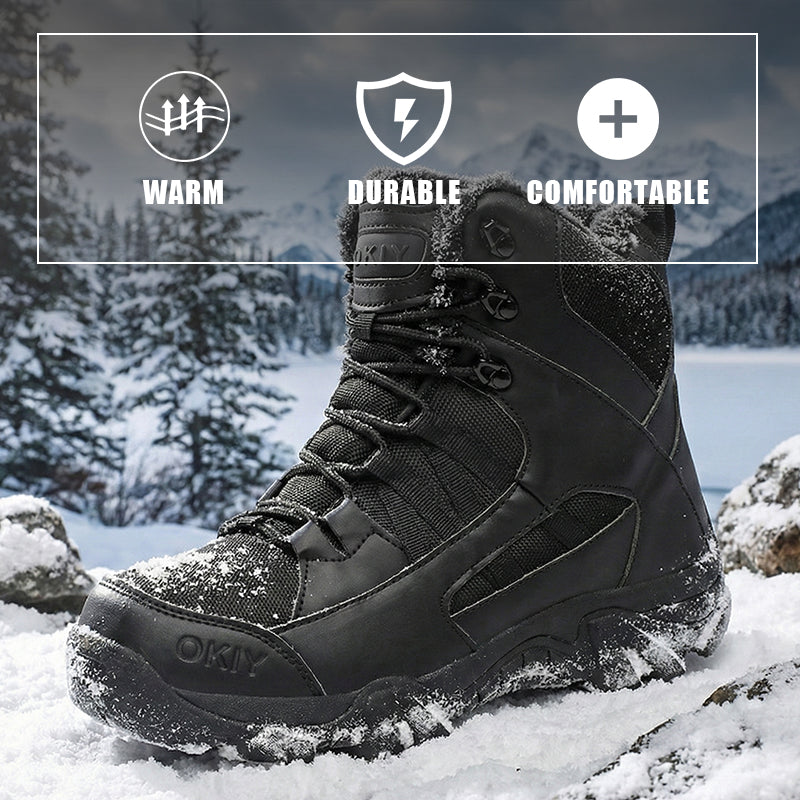 Men's High Top Cold-Weather Insulated Tactical Outdoor Boots