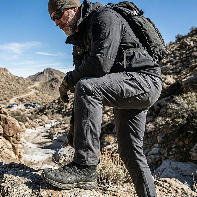 TWS Men’s FlexStrike 4-Way Stretch Water-Resistant Tactical Cargo Pants