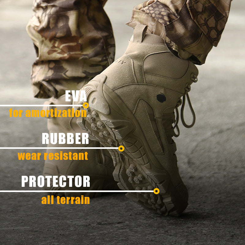 Men's High Top Cold-Weather Insulated Tactical Outdoor Boots