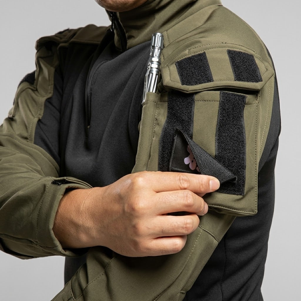 TWS RangeFlex Men’s Tactical Softshell Quarter-Zip Fleece Pullover