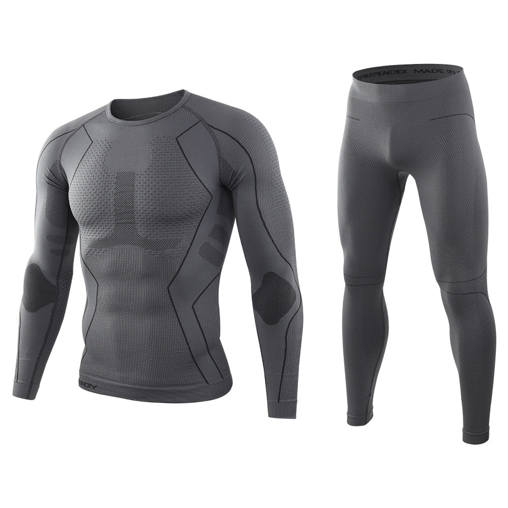 Men's Training Fitness Wear Tactical Sports Shapewear Set