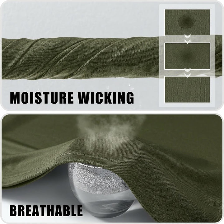 3Pack Men's Quick Dry Polo T-Shirts Short Sleeve UPF 50+ Collared Shirts for Summer