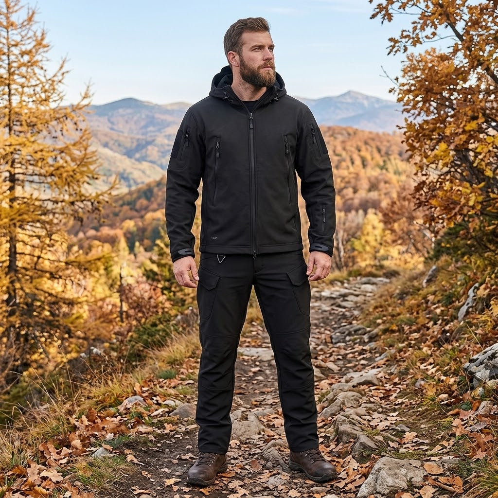 TWS StormGuard Men’s Softshell Tactical Jacket & Pants Set