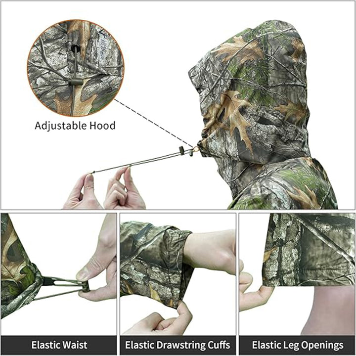 TWS Hunting Rain Suit - Men's Waterproof & Lightweight Rain Coat