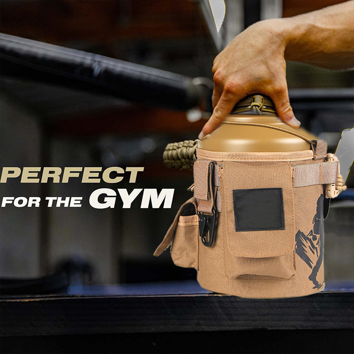 64oz Portable Cold & Hot Stainless Steel Tactical & Sports Water Bottle