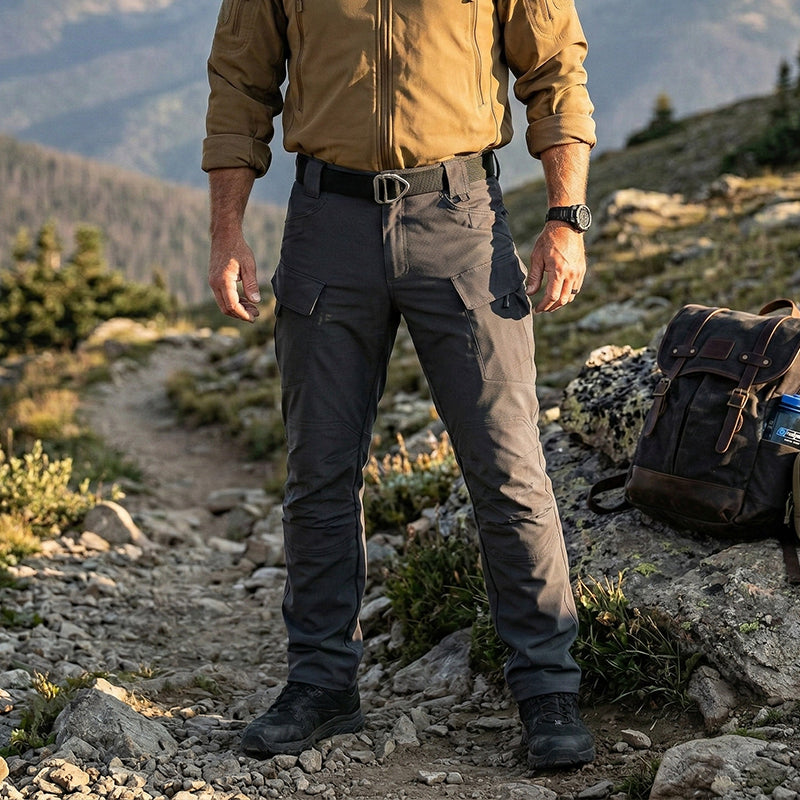 TWS Men’s FlexStrike 4-Way Stretch Water-Resistant Tactical Cargo Pants