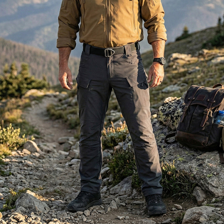 TWS Men’s FlexStrike 4-Way Stretch Water-Resistant Tactical Cargo Pants