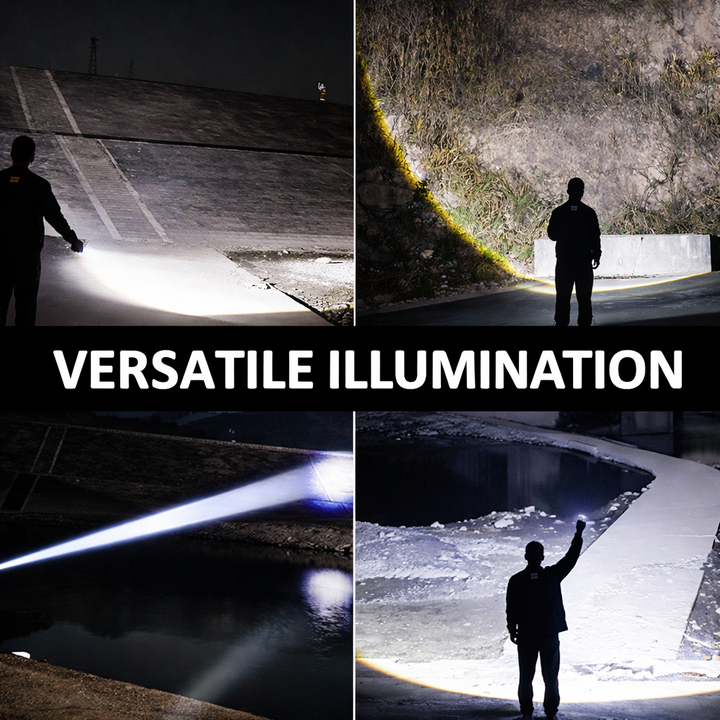 TWS ALPHA3 Tactical 2000 Lumen Rechargeable Flashlight