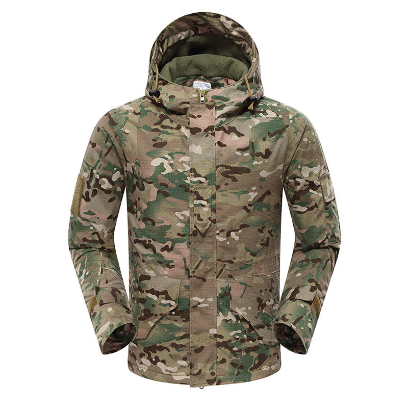 G8 Soft Shell Tactical Jacket Coat Military Fleece Hooded
