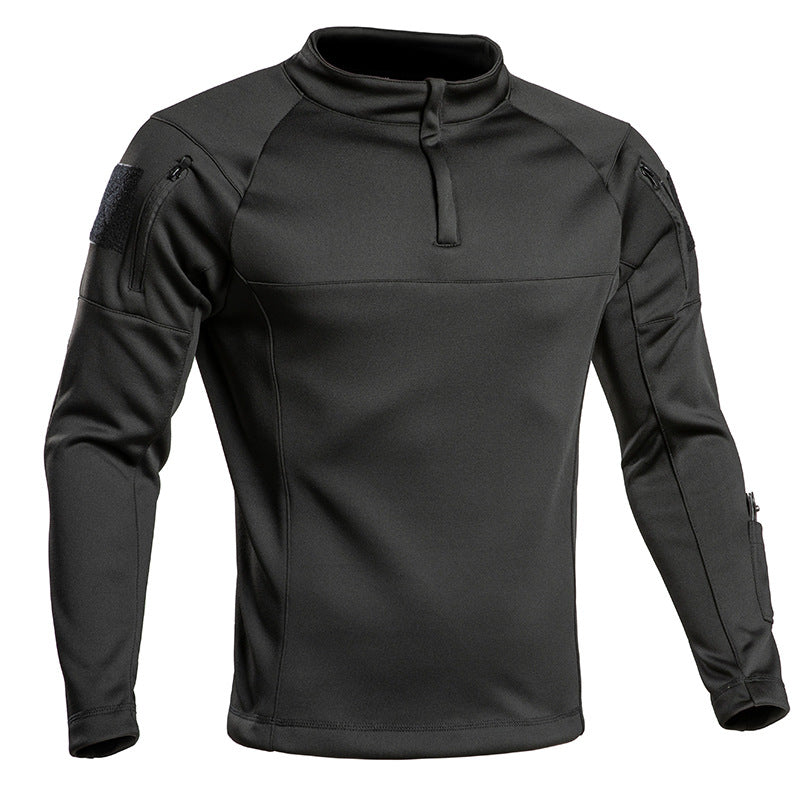 TWS Men’s Tactical Mid Layer Fleece Quarter-Zip Pullover