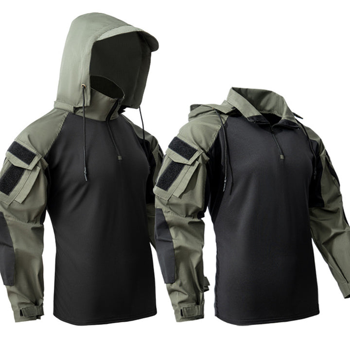 Men's Tactical Quick Dry Hoodie Combat Shirt