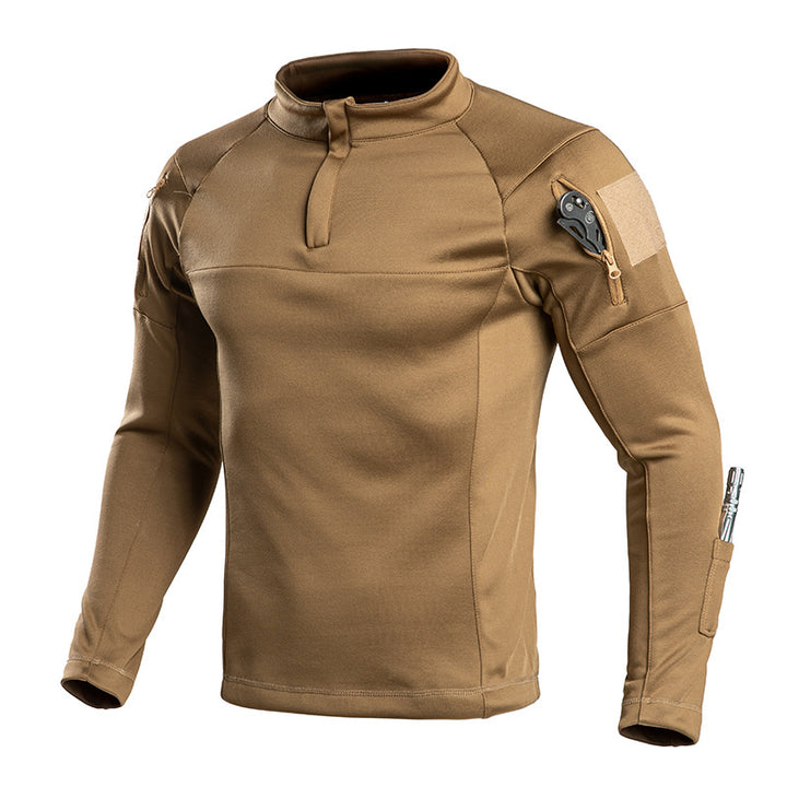 TWS Men’s Tactical Mid Layer Fleece Quarter-Zip Pullover