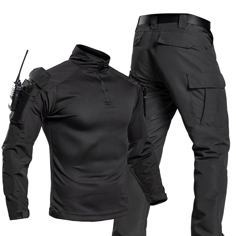 Men's Tactical Combat Shirt & Pants Set – Waterproof Outdoor Utility Uniform