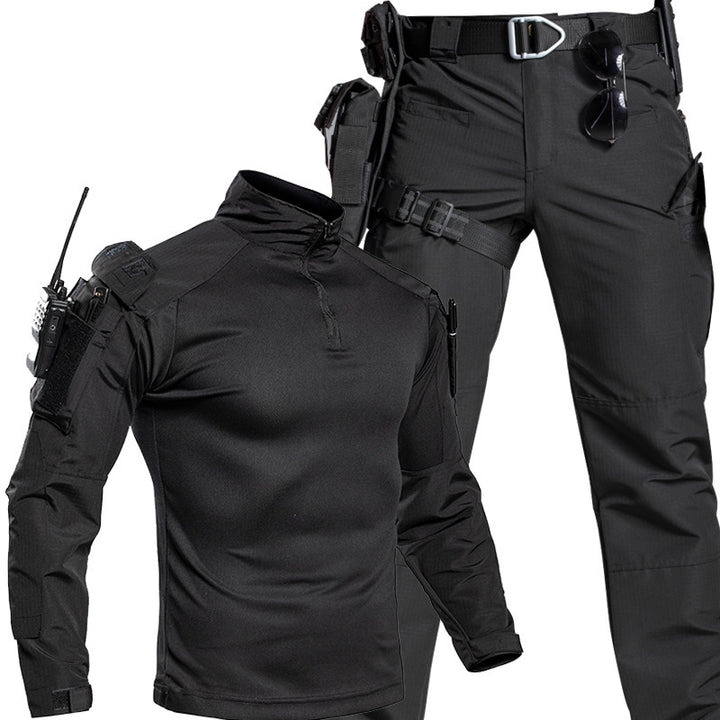 Men's Tactical Combat Shirt & Pants Set – Waterproof Outdoor Utility Uniform