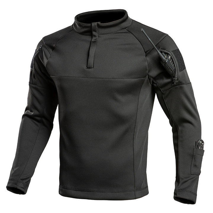 TWS Men’s Tactical Mid Layer Fleece Quarter-Zip Pullover