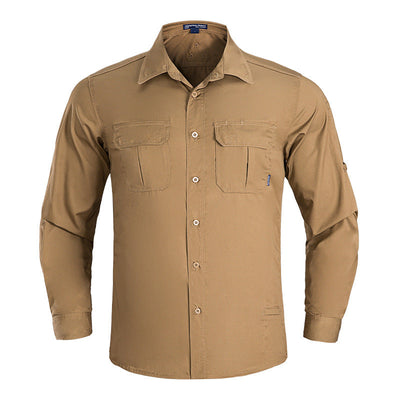 Men's Tactical Long Sleeve Shirt Breathable Jacket For Summer