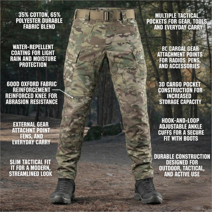 Men's IX6 Waterproof Camouflage Tactical Cargo Pants