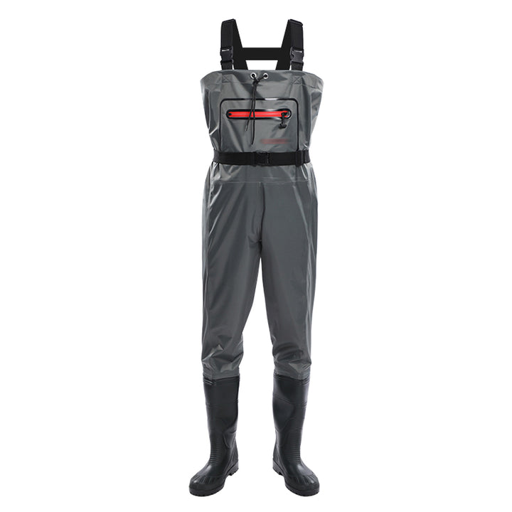 TWS Fishing Waders Lightweight Nylon Fabric with Boots for Men Waterproof Wader for Fly Fishing