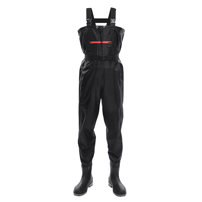 TWS Fishing Waders Lightweight Nylon Fabric with Boots for Men Waterproof Wader for Fly Fishing