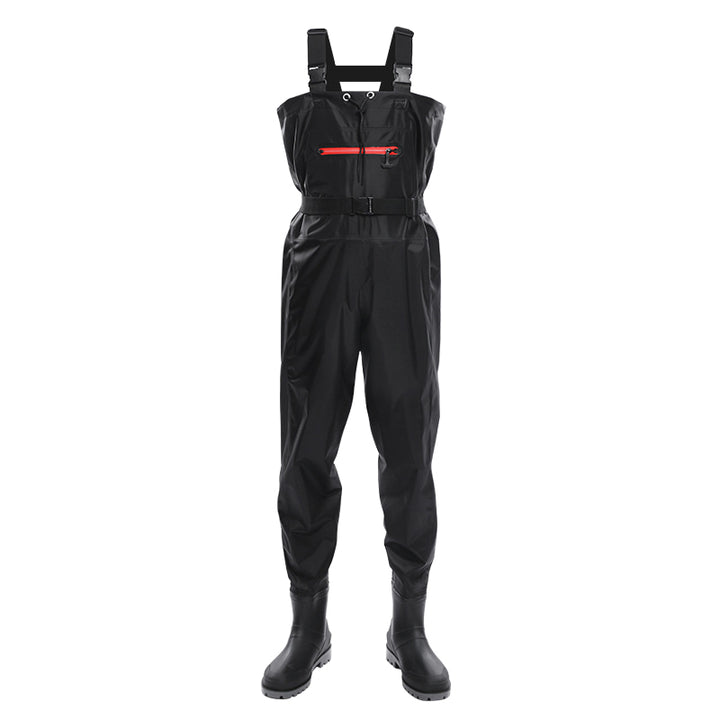 TWS Fishing Waders Lightweight Nylon Fabric with Boots for Men Waterproof Wader for Fly Fishing