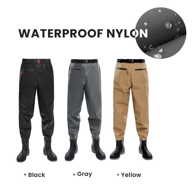 TWS Fishing Waders Half-length with Boots Waterproof Wader with Belt for Fly Fishing