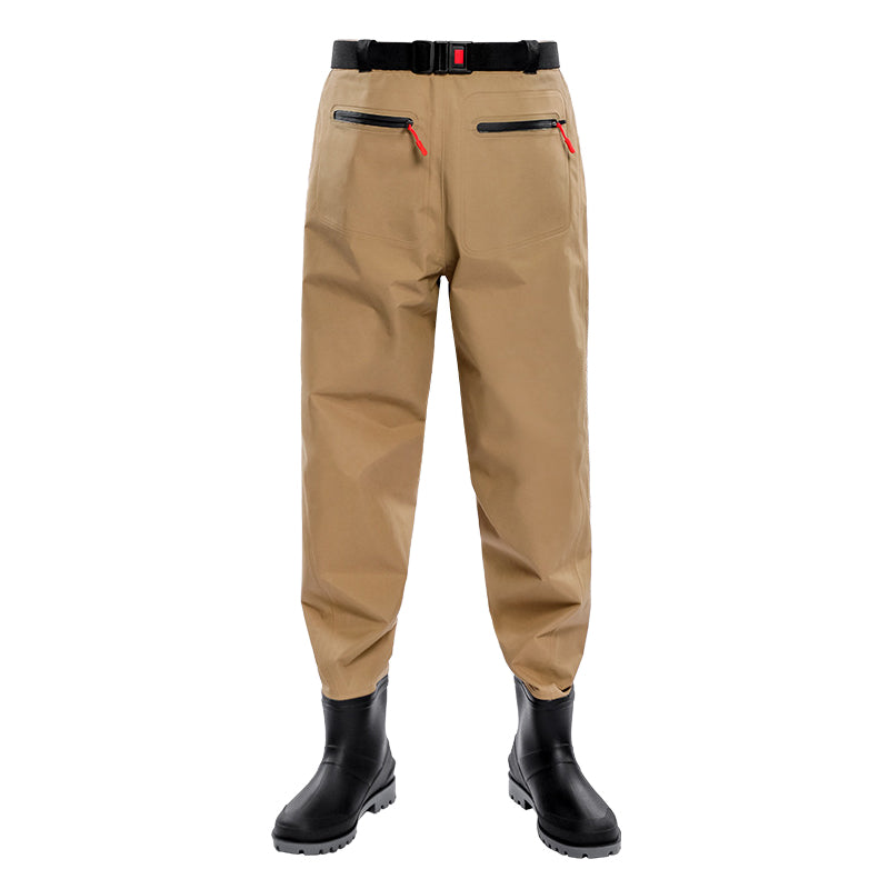 TWS Fishing Waders Half-length with Boots Waterproof Wader with Belt for Fly Fishing