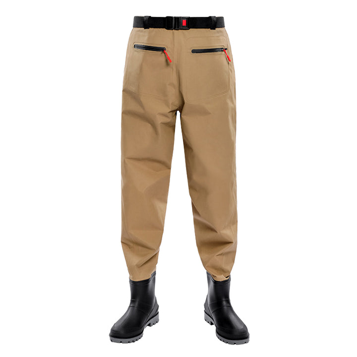 TWS Fishing Waders Half-length with Boots Waterproof Wader with Belt for Fly Fishing