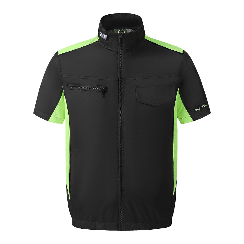 Air Cooling Shirt, 2pc Fan 18V Electric Air Conditioned T-shirt for Hot Weather Outdoor