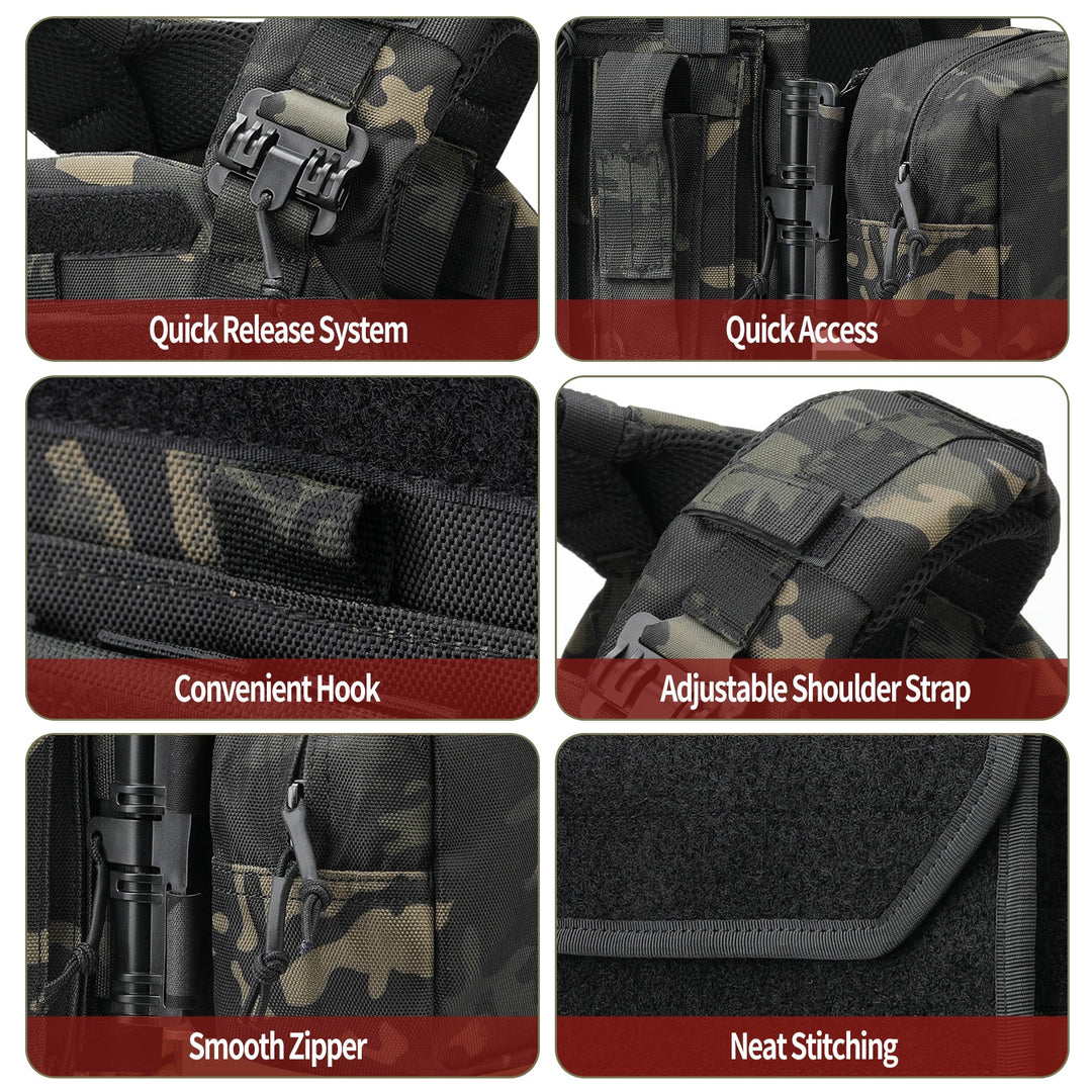 All Mission Quick Release Assault Tactical Vest - TWS USA
