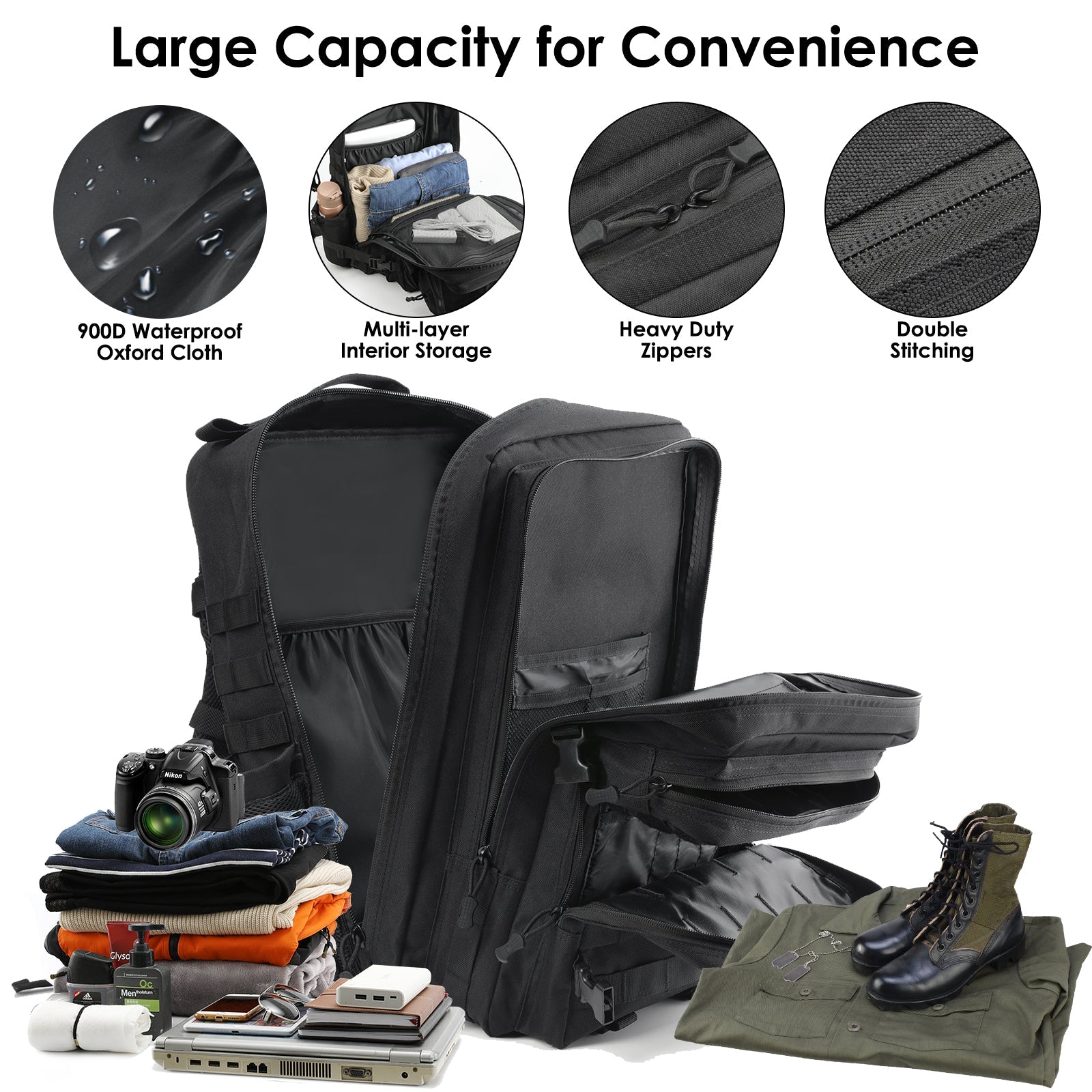 Archon Elite Outdoor Tactical Assault Pack | Outdoor Backpack