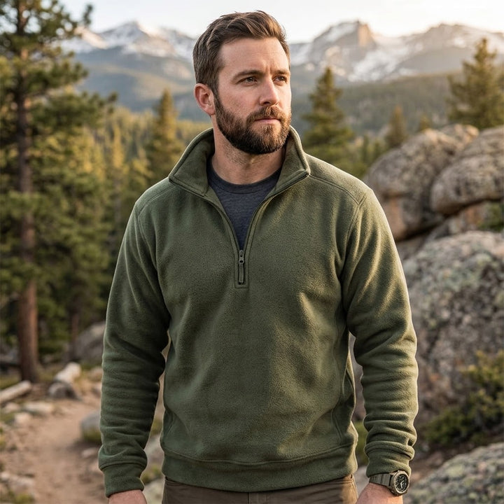 TWS FieldCore Men’s Tactical Fleece Quarter-Zip Pullover
