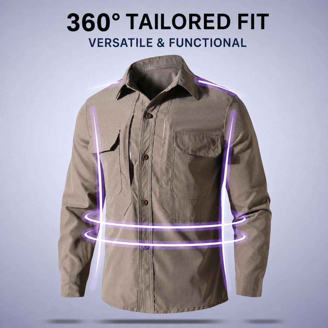 Men's Quick-Dry Lightweight Shirt & Pants Set – Tactical Stretch Uniform