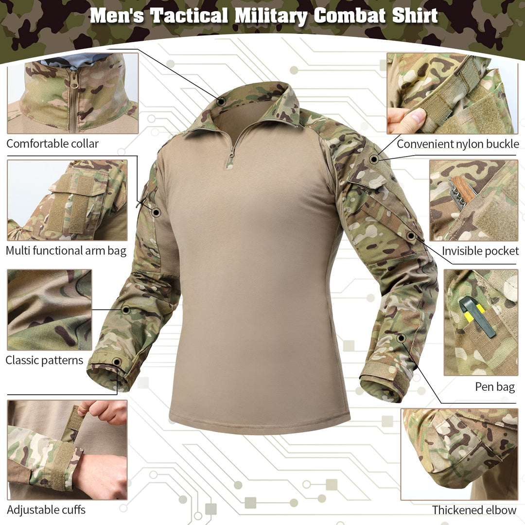 G3 Pro Combat Clothing Suit Men's Tactical Uniform Camouflage - TWS USA