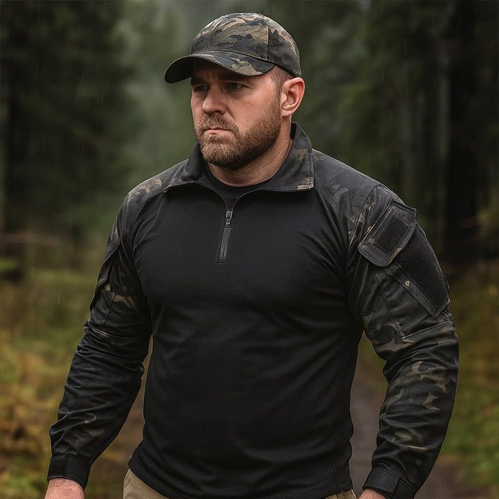 G3 Pro Rapid Assault Combat Shirt With Pockets Dark Camo - TWS USA