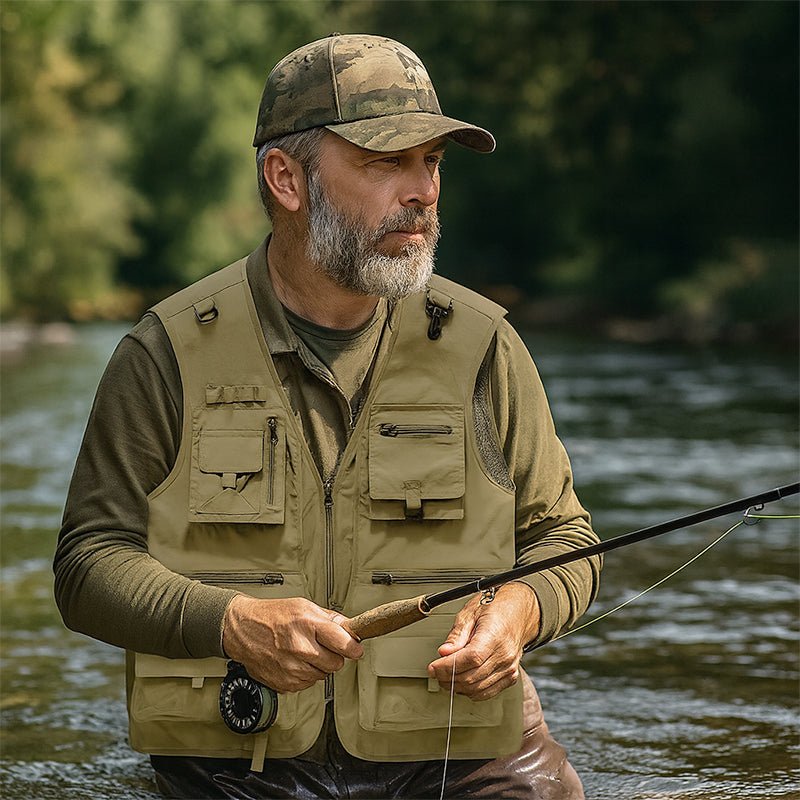 Men’s Classic Outdoor Cargo Vest - TWS USA