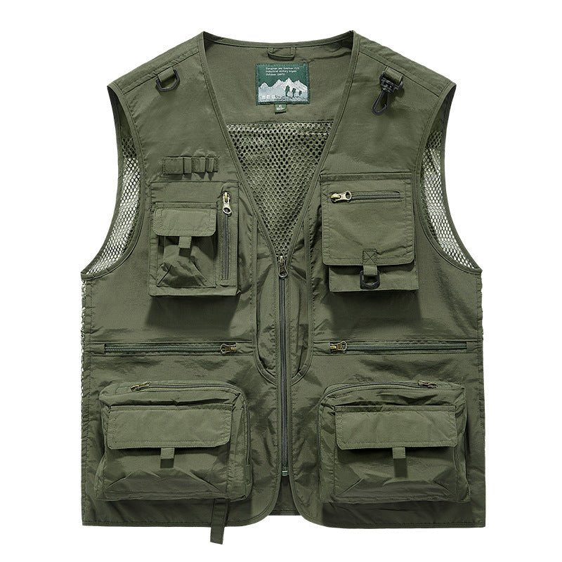 Men’s Classic Outdoor Cargo Vest - TWS USA