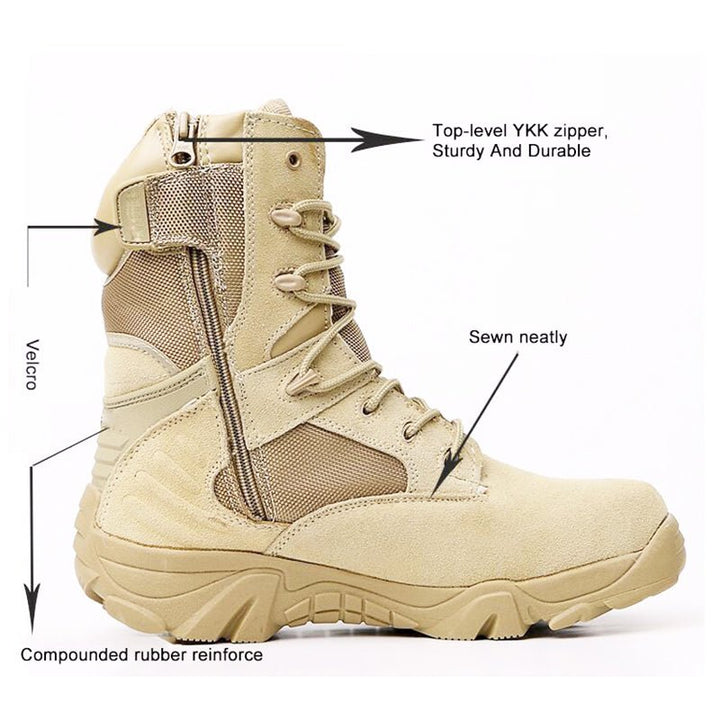 Men's Delta Mid Tactical Boots Light Duty Military Boots - TWS USA