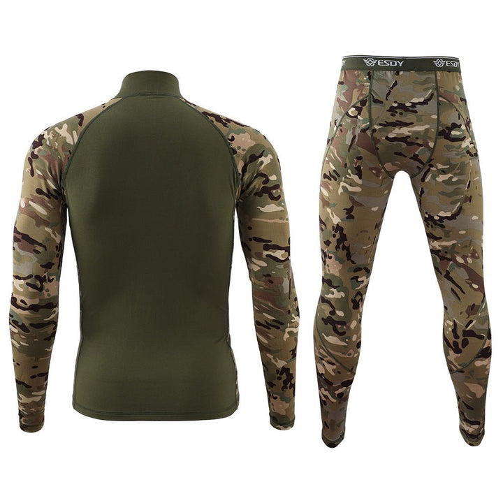 Men's Outdoor Camouflage Underwear Tactical Sports Shapewear Set - TWS USA