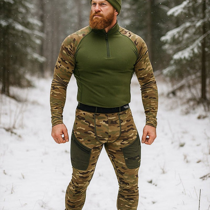 Men's Outdoor Camouflage Underwear Tactical Sports Shapewear Set - TWS USA