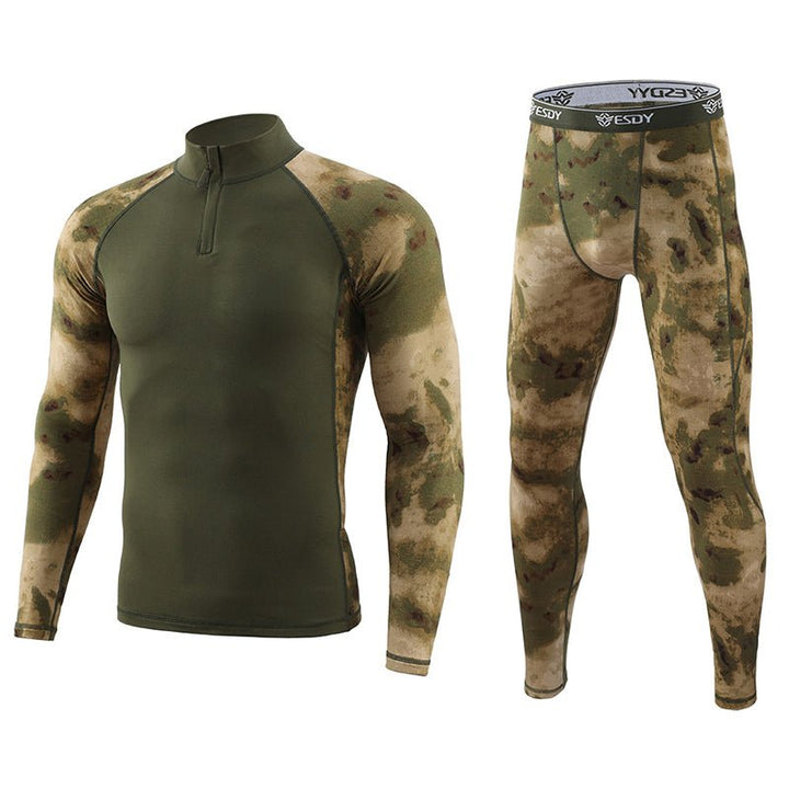 Men's Outdoor Camouflage Underwear Tactical Sports Shapewear Set - TWS USA