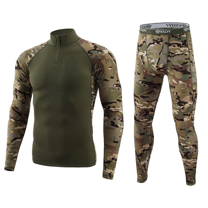 Men's Outdoor Camouflage Underwear Tactical Sports Shapewear Set - TWS USA
