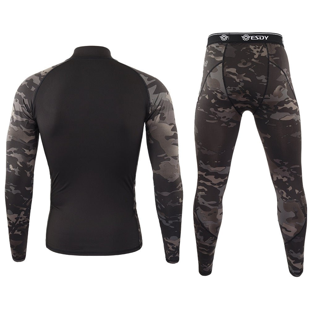 Men's Outdoor Camouflage Underwear Tactical Sports Shapewear Set - TWS USA