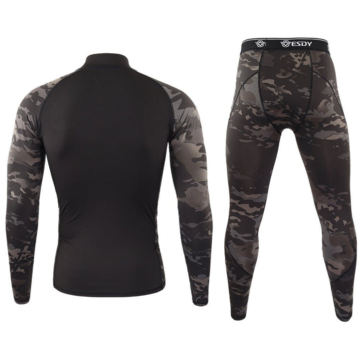 Men's Outdoor Camouflage Underwear Tactical Sports Shapewear Set - TWS USA