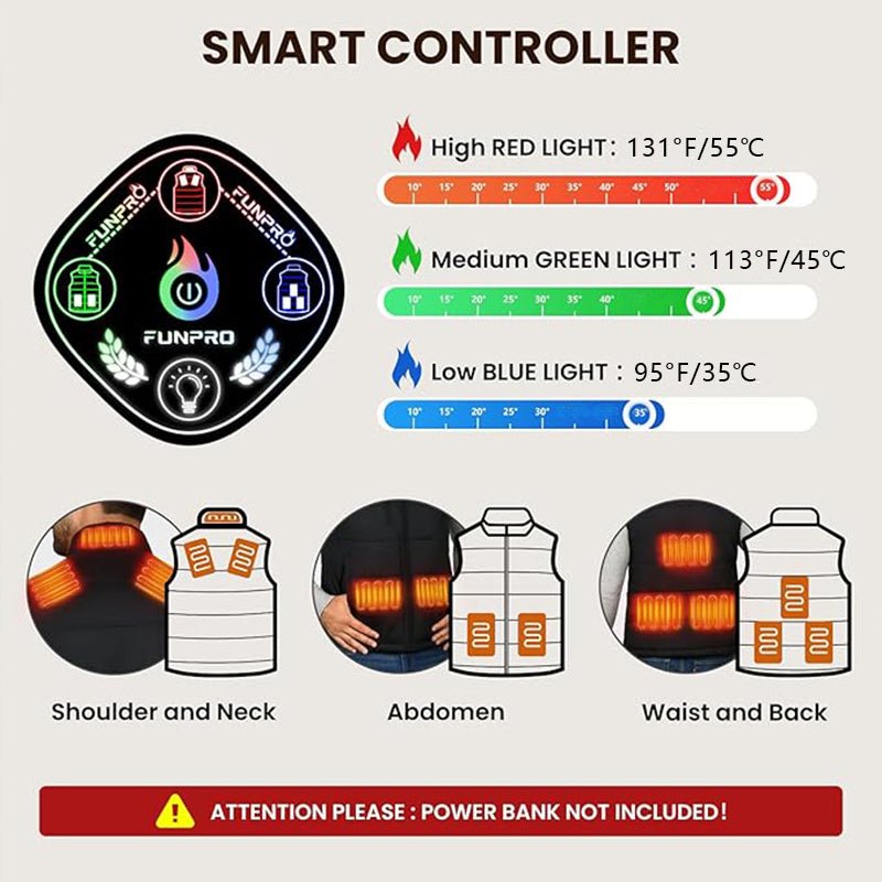 Men’s Outdoor Tactical Electric Heating Vest - TWS USA