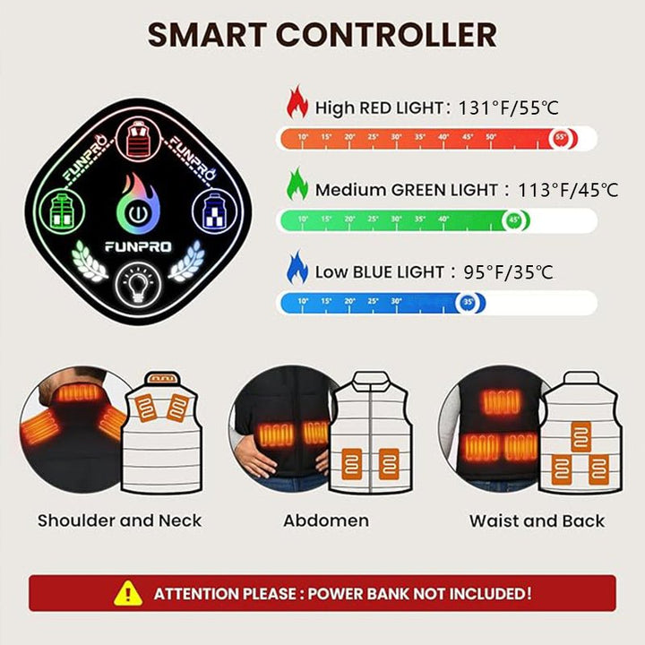 Men’s Outdoor Tactical Electric Heating Vest - TWS USA