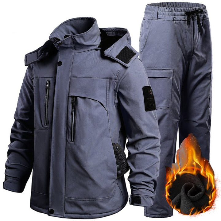 Men's Softshell Fleece - Lined Clothing Suit Waterproof Tactical Uniform - TWS USA