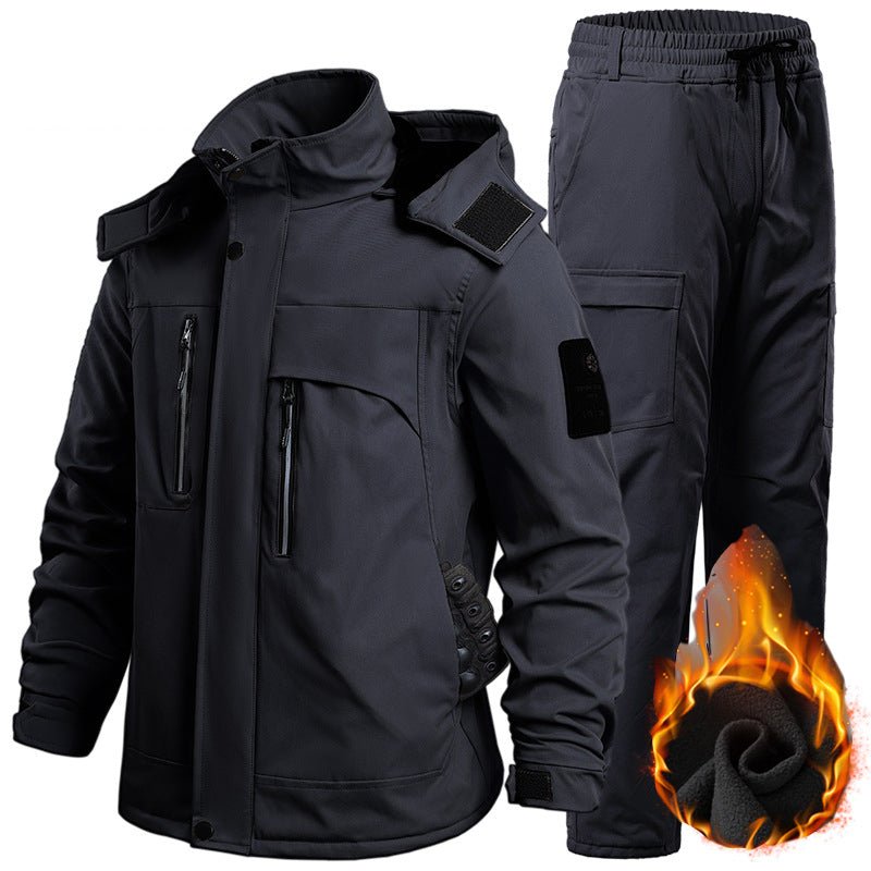 Men's Softshell Fleece - Lined Clothing Suit Waterproof Tactical Uniform - TWS USA