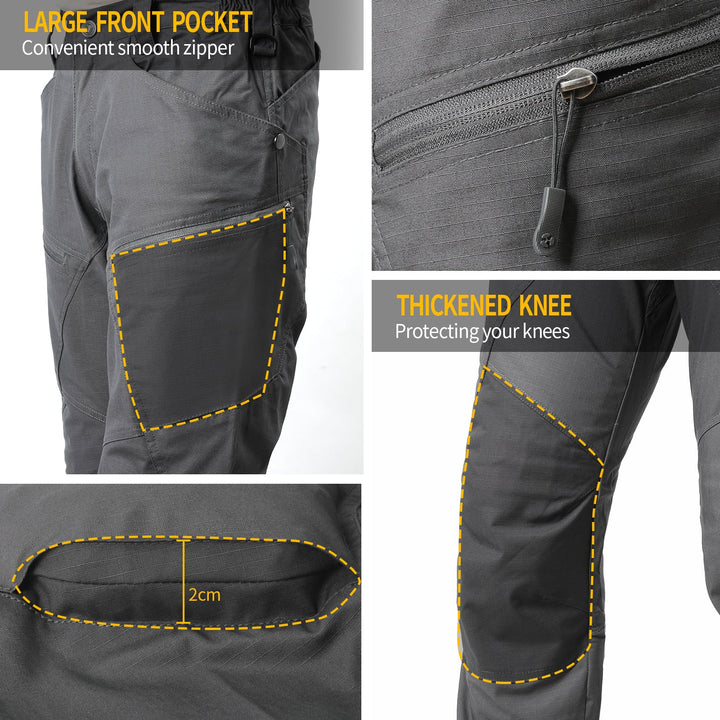 Men's Urban Pro Stretch Tactical Pants Charcoal - TWS USA