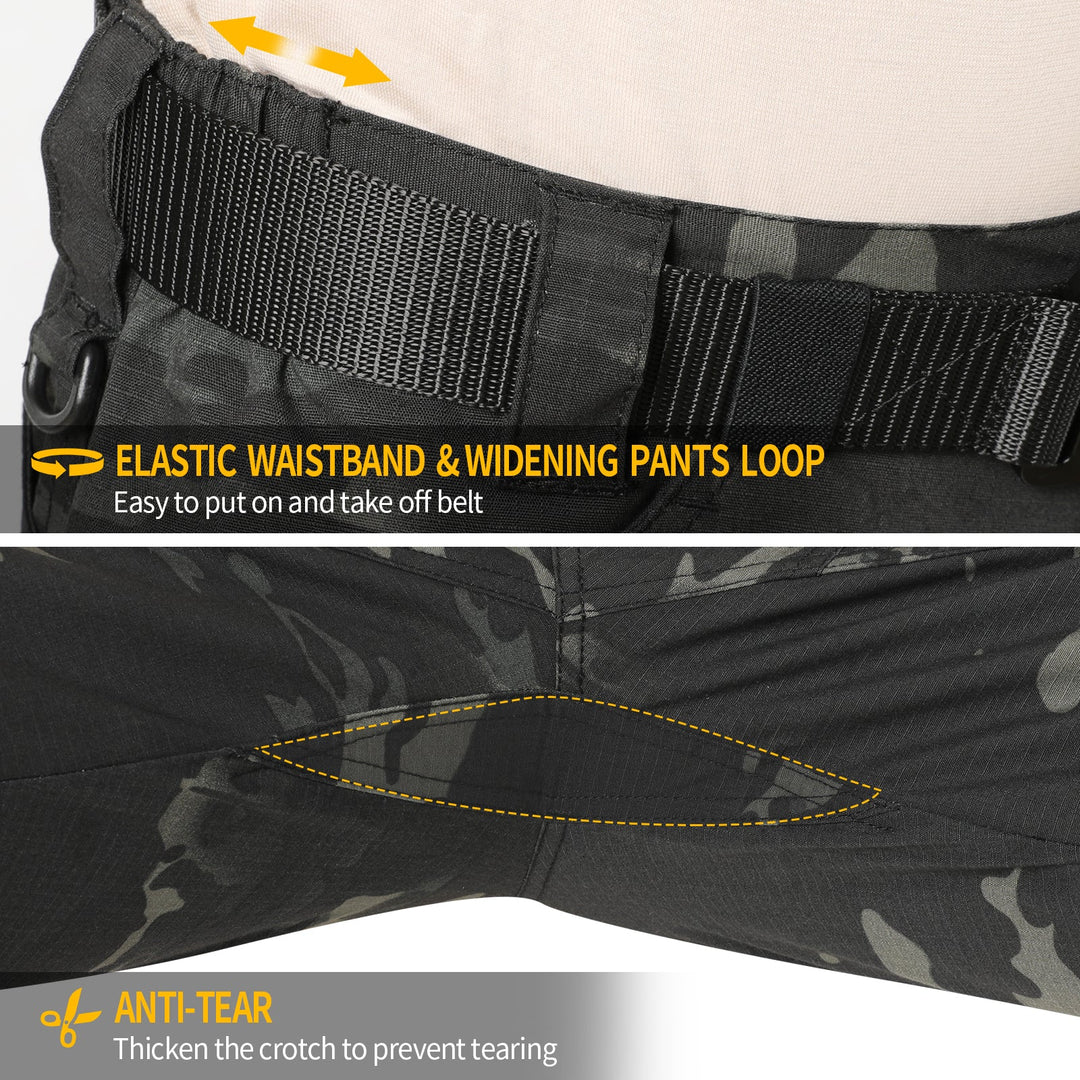 Men's Urban Pro Stretch Tactical Pants Dark Camo - TWS USA
