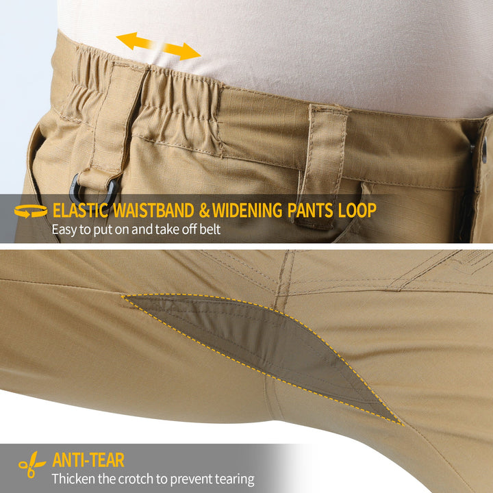 Men's Urban Pro Stretch Tactical Pants Desert Brown - TWS USA